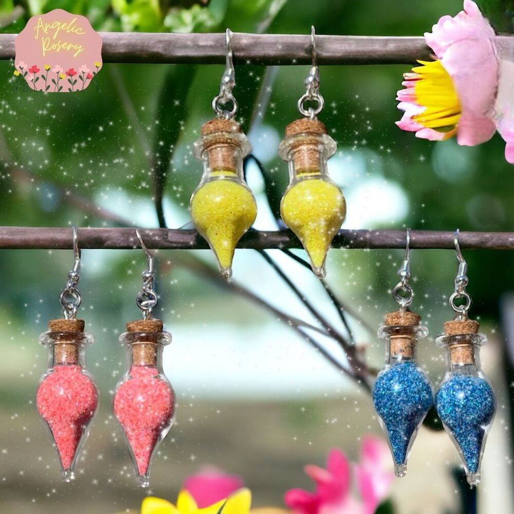 Angelic Rosery's Handmade Pixie Dust Dangle Earrings ✨